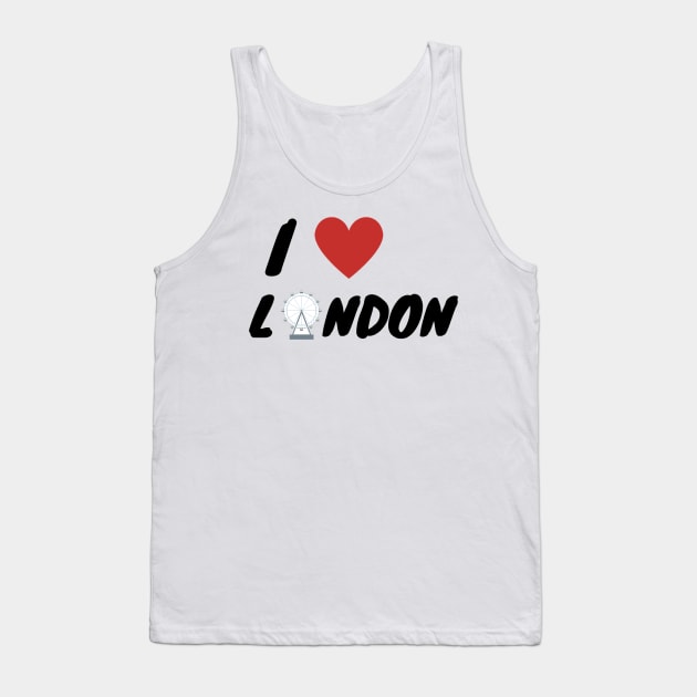 I love London Tank Top by Simple D.